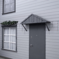 Гирлянда &laquo;Бахрома&raquo; 12 &times; 0.7 м, IP44, УМС, тёмная нить, 240 LED, свечение тёплое белое, мерцание, 220 В