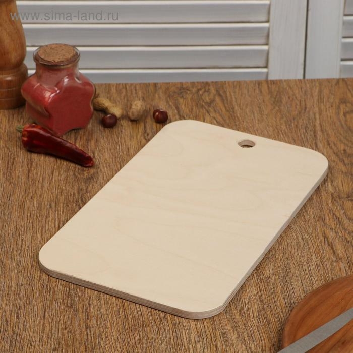 Доска разделочная деревянная "Прямоугольная", 29&times;18&times;0,8 см