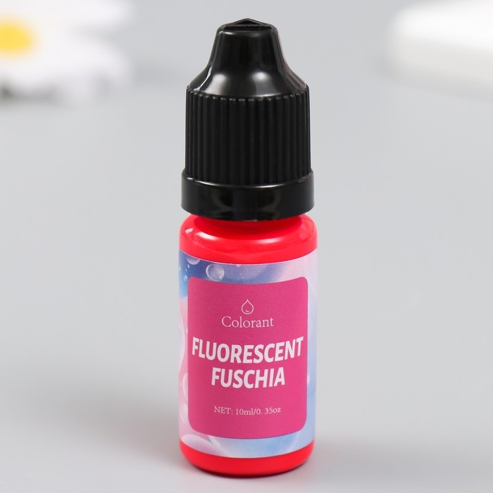 Краска (пигмент) для воска Краска (пигмент) для воска "Флуоресцентная фуксия" 10 мл