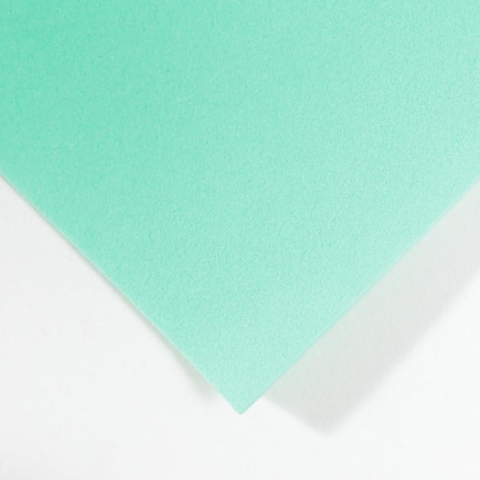 Фоамиран иранский, 0.8-1 мм, мятный, 60&times;70 см