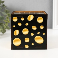 Копилка куб "Исполнения желаний" 10х10х10 см