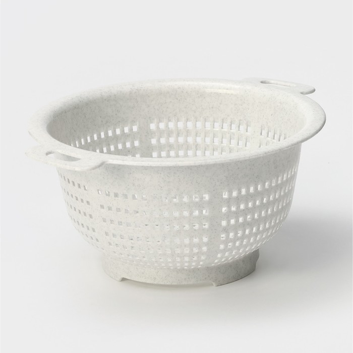 Дуршлаг кухонный, d=23,5 см, цвет мраморный