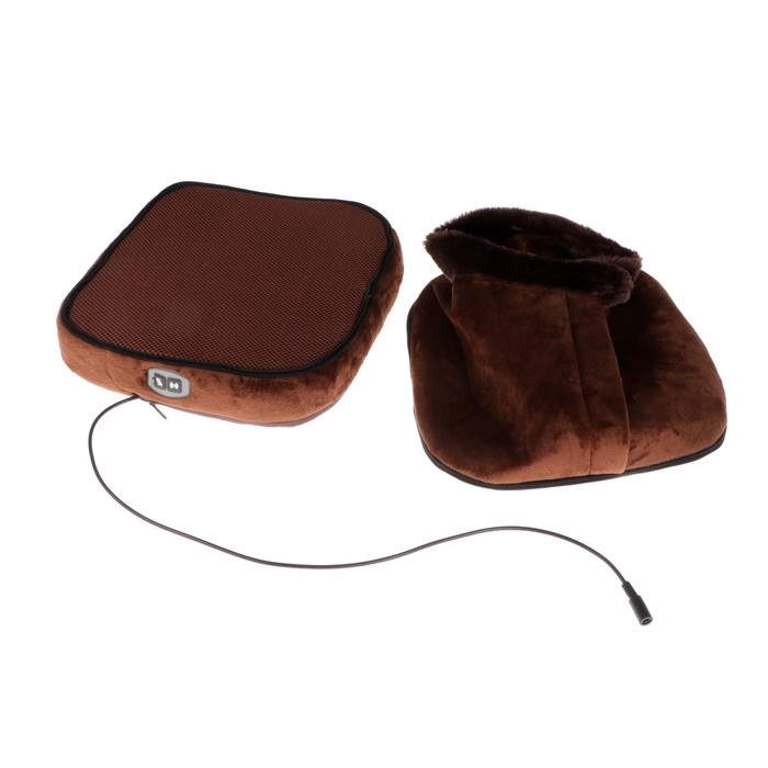 Массажёр- грелка для ног и тела LEM-07, 28 Вт, 2 в 1, вибрационный, от сети, коричневый Массажёр- грелка для ног и тела LEM-07, 28 Вт, 2 в 1, вибрационный, от сети, коричневый