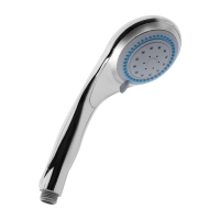 Душевая лейка 1011-B, пластик, 3 режима, цвет хром Душевая лейка 1011-B, пластик, 3 режима, цвет хром