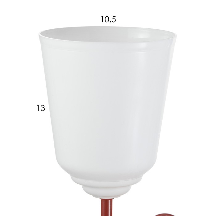 Бра Бра "Онлайн" (цил.) 1х15Вт Е27 МОДЕЛЬ:BR 02080 красный 10,5х15х27см