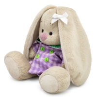 Мягкая игрушка &laquo;Зайка Ми&raquo;, в клетчатом пальто с капюшоном, 15 см