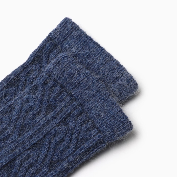 Носки женские, цвет индиго меланж, размер 23-25