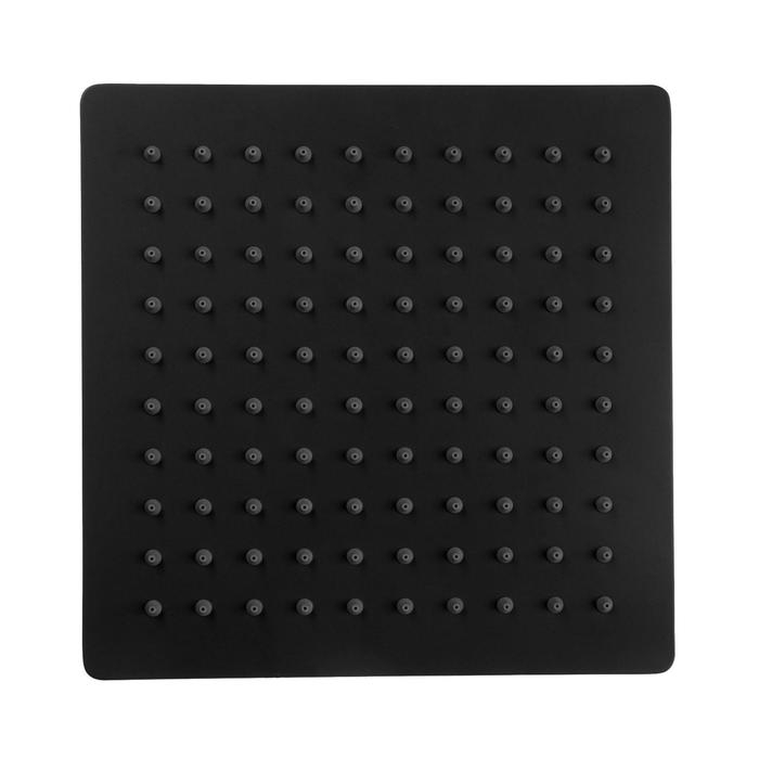 Душевая лейка Accoona А355F-1, тропическая, черная, 20х20 см, нерж. сталь Душевая лейка Accoona А355F-1, тропическая, черная, 20х20 см, нерж. сталь