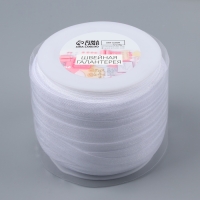 Косая бейка, эластичная, 15 мм &times; 50 &plusmn; 1 м, цвет белый