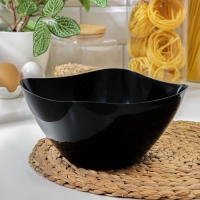 Салатник пластиковый «Рондо», 2 л, цвет чёрный Салатник пластиковый «Рондо», 2 л, цвет чёрный