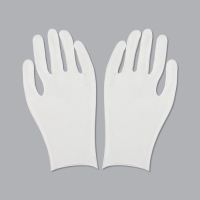 Перчатки хлопковые, размер L, пара, фасовка 12 шт, цвет белый