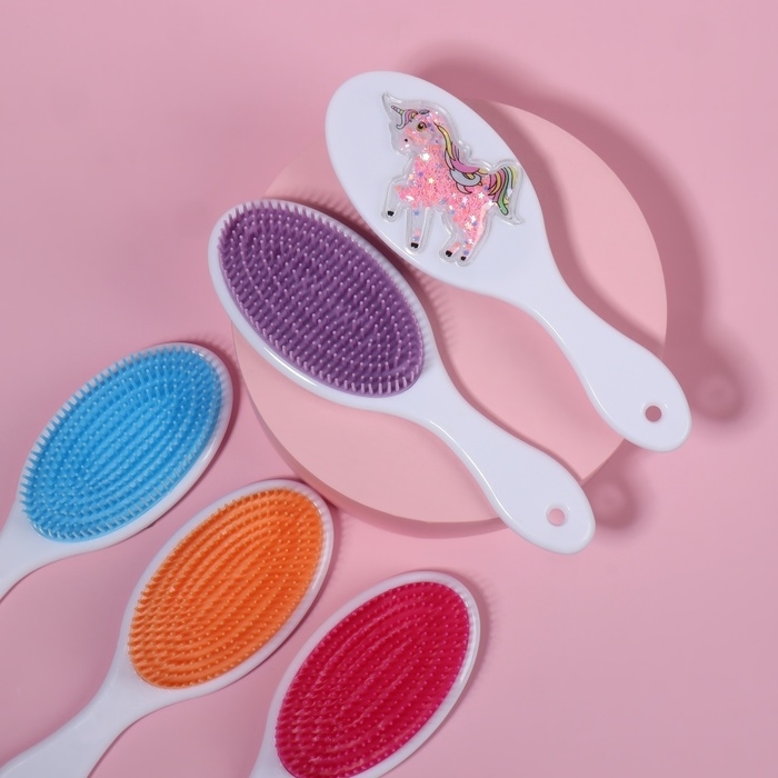 Расчёска-шейкер, 5,7 &times; 17,5 см, рисунок МИКС