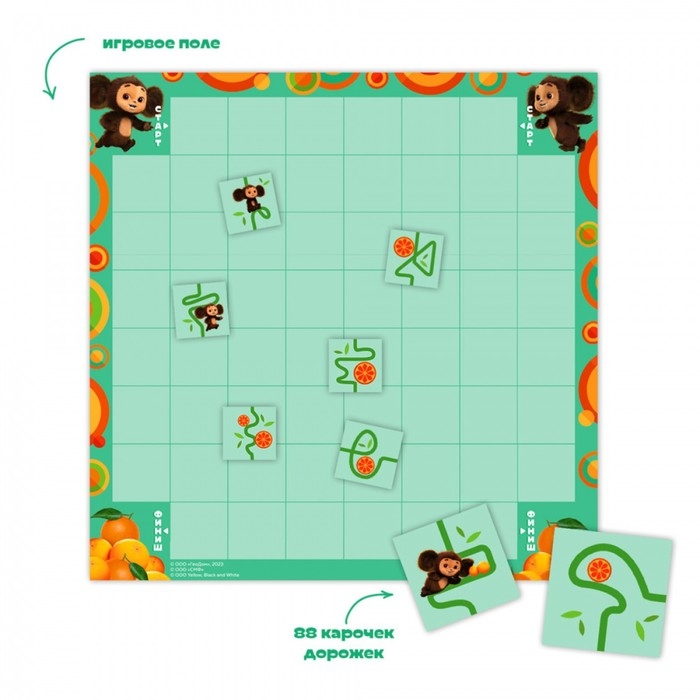 Настольная игра «Чебурашка по дорожке» Настольная игра «Чебурашка по дорожке»