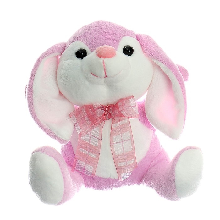 Мягкая игрушка &laquo;Зайчик с бантом&raquo;, цвета МИКС