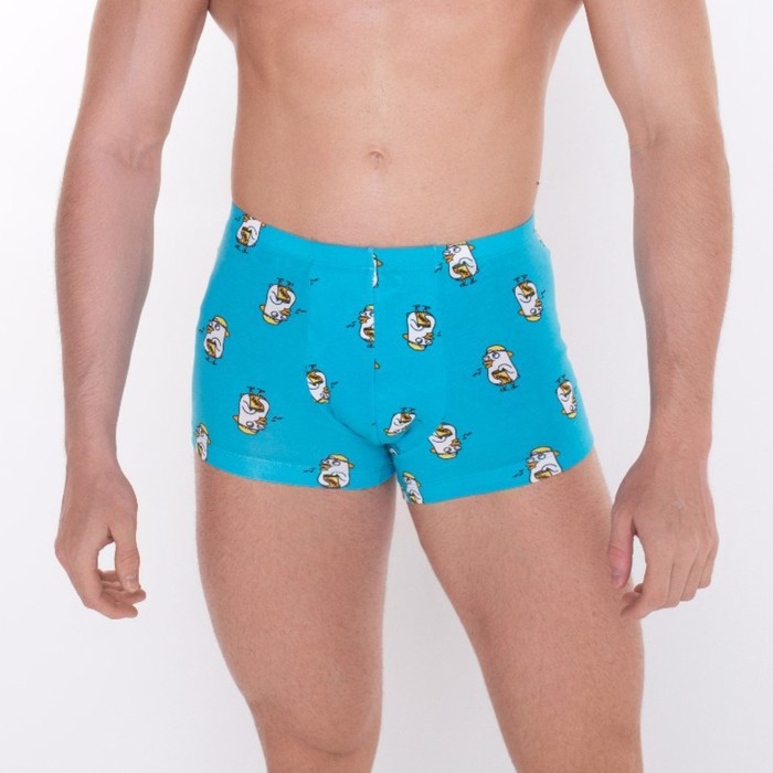 Трусы мужские боксеры «Гуси», цвет голубой, размер 54 (XXL) Трусы мужские боксеры «Гуси», цвет голубой, размер 54 (XXL)