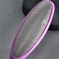 Пилка для ног, металлическая, с пилкой на ручке, 17 см, цвет МИКС Пилка для ног, металлическая, с пилкой на ручке, 17 см, цвет МИКС