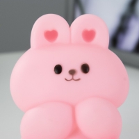 Ночник "Зайчик" LED 2Вт от батареек 3хLR44 розовый 7х9х11 см RISALUX Ночник "Зайчик" LED 2Вт от батареек 3хLR44 розовый 7х9х11 см RISALUX