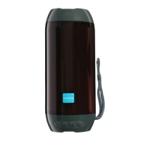 Портативная колонка Maimi F3, microUSB, подсветка, ВТ 5.3, 1200 мАч, серебристая