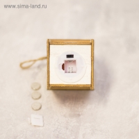 Ёлочная игрушка &laquo;Домик с колокольчиками&raquo;, от батареек, свечение тёплое белое