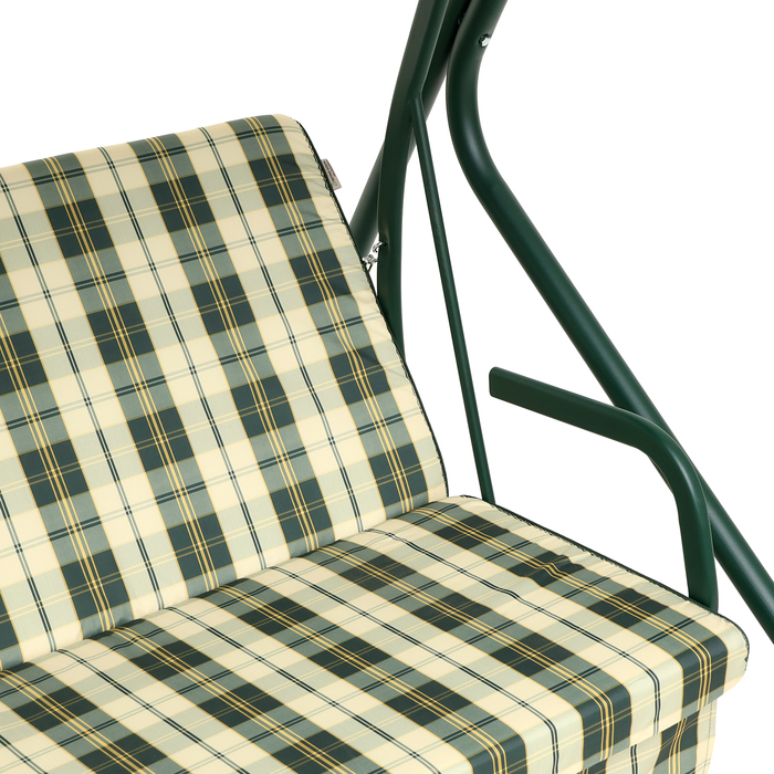 Качели садовые Качели садовые "Колорадо", 209 х 136 х 177 см, макс. нагрузка 300 кг, цвет зеленый