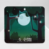 Серьги акрил &laquo;Динозавры&raquo; рентген, зелёно-голубой в серебре