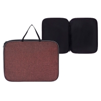 Папка с ручками текстильная А4, Calligrata "Офис", для бумаг, для офиса, нейлон 600D, лён, коричневая, ПМ/1, 350 х 270 х 20 мм Папка с ручками текстильная А4, Calligrata "Офис", для бумаг, для офиса, нейлон 600D, лён, коричневая, ПМ/1, 350 х 270 х 20 мм