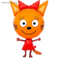 Шар фольгированный 34" &laquo;Карамелька. Три кота&raquo;, фигура