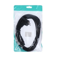 Кабель питания Luazon KDGN-005, Schuko - C13, 10 А, 3 м, 3-х жильный, черный Кабель питания Luazon KDGN-005, Schuko - C13, 10 А, 3 м, 3-х жильный, черный