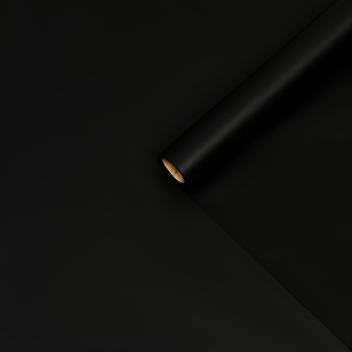 Пленка для цветов, матовая, черный 0,58 х 10 м Пленка для цветов, матовая, черный 0,58 х 10 м