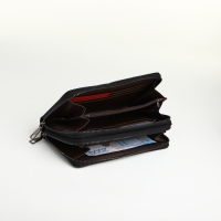 Портмоне-клатч мужской на молнии TEXTURA, цвет чёрный Портмоне-клатч мужской на молнии TEXTURA, цвет чёрный