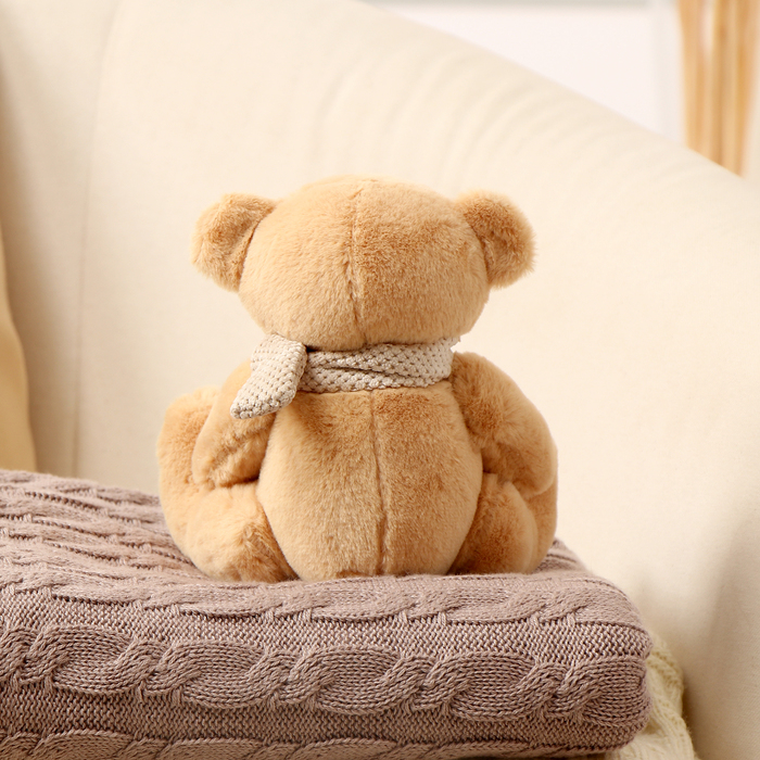 Мягкая игрушка &laquo;Медведь&raquo;, в вязаном шарфике, цвет МИКС