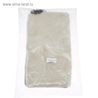 Накидка на переднее сиденье, натуральная шерсть, короткий ворс, белый Накидка на переднее сиденье, натуральная шерсть, короткий ворс, белый