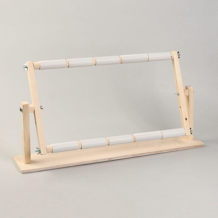 Пяльцы-рамка для вышивания, 30 × 50 см, с подставкой, цвет светлое дерево Пяльцы-рамка для вышивания, 30 × 50 см, с подставкой, цвет светлое дерево