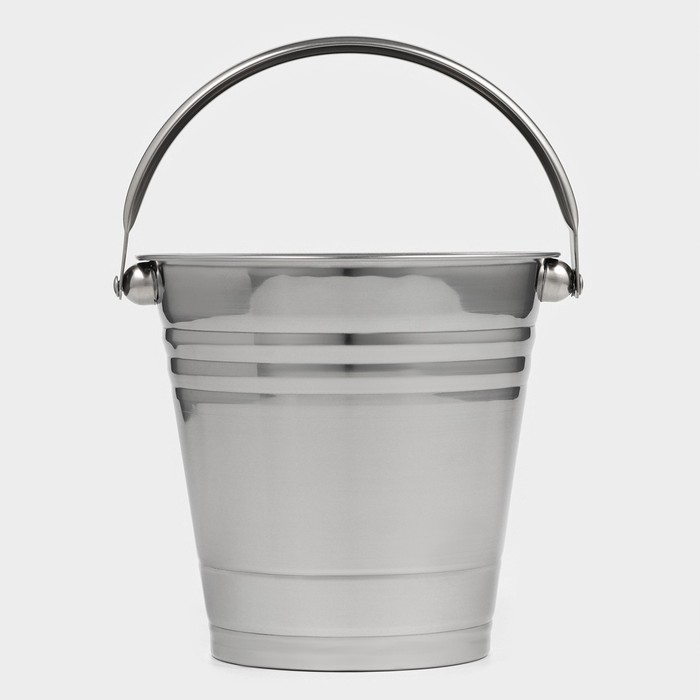 Ведро для льда из нержавеющей стали &laquo;Классик&raquo;, 18,5&times;17,5&times;16 см