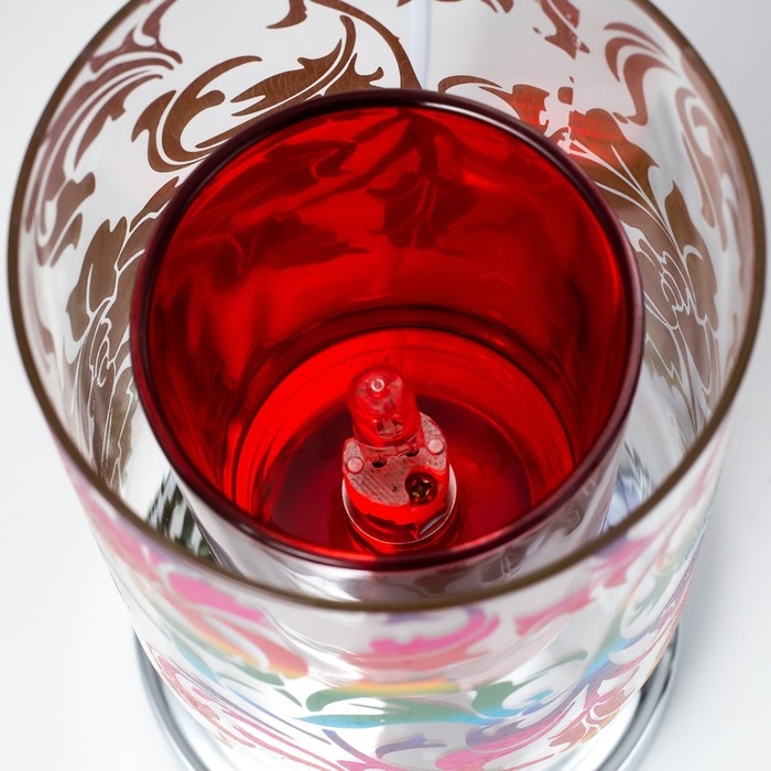 Аромасветильник сенсорный "Пейзаж" G9 35Вт серебро 13х13х20 см 10,5х10,5х20 см RISALUX