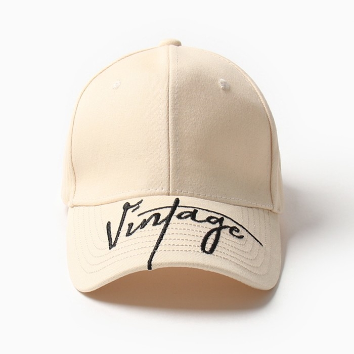 Кепка MINAKU Кепка MINAKU "Винтаж", цвет бежевый, размер 56-58