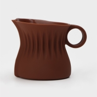 Кувшин для плавления и заливки шоколада Доляна &laquo;Зефира&raquo;, 180 мл, 10&times;7 см, d=6 см, цвет коричневый