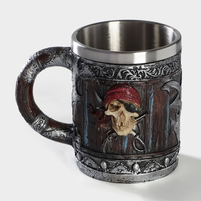 Кружка из нержавеющей стали &laquo;Пираты. Хэллоуин&raquo;, 400 мл