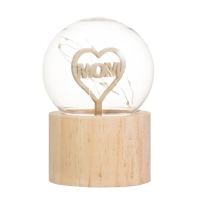 Ночник &laquo;Шар-люблю маму&raquo; LED 3хAG10 шар 8см 6,5х6,5х11,5см