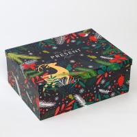 Набор коробок подарочных 15 в 1 &laquo;Европейский&raquo;, 12 х 7 х 4 см - 46,6 х 35,2 х 17.5 см, Новый год