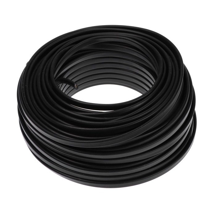 Кабель Кабель "ULC" ВВГ-Пнг(A)-LS, сечение 3х2.5 мм2, 50 м, ГОСТ, чёрный