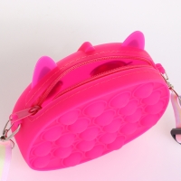 Сумка детская на молнии «Выбражулька», цвет малиновый Сумка детская на молнии «Выбражулька», цвет малиновый