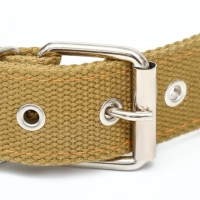 Ошейник брезентовый двухслойный, 72 х 3,5 см, песочный