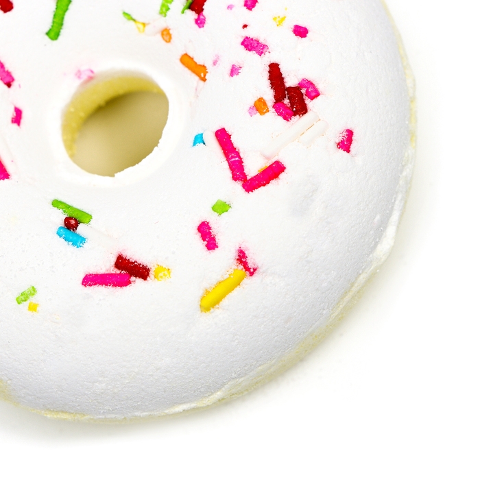 Бомбочка для ванны "Пончик" жёлтая, 100 г