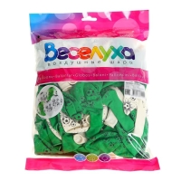 Шар латексный 12" &laquo;Футбольный мяч&raquo;, пастель, набор 100 шт.