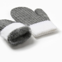 Варежки детские MINAKU, цвет серый, 15 см Варежки детские MINAKU, цвет серый, 15 см