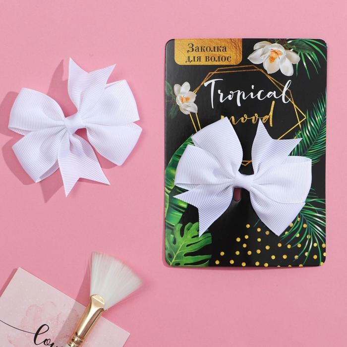 Заколка для волос с бантом &laquo;Tropical mood&raquo;, 10 х 14 см