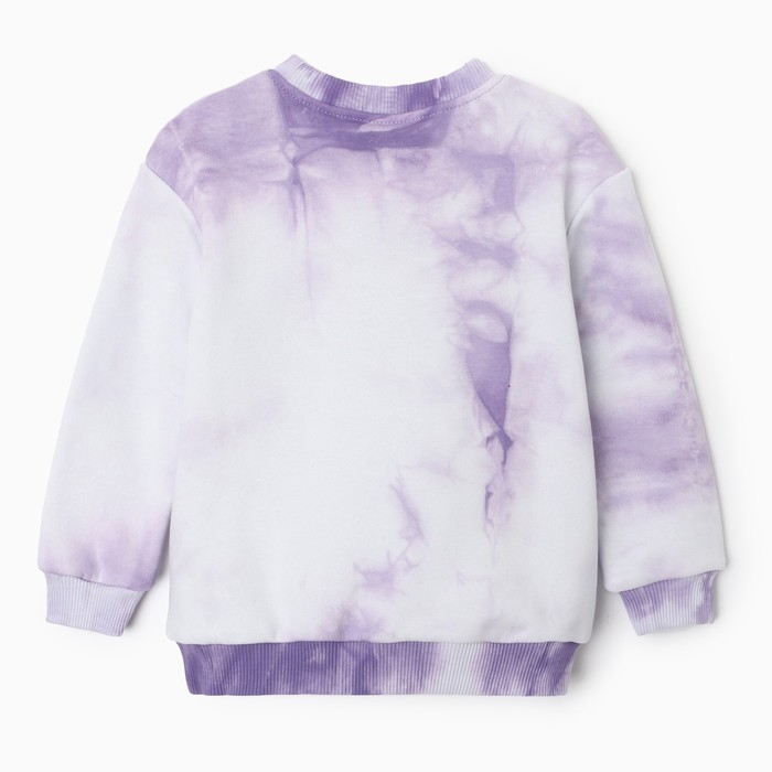Свитшот &laquo;Тай-дай&raquo; детский, цвет лаванда, рост 140 см