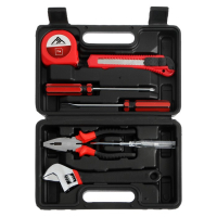 Набор инструментов в кейсе ЛОМ, универсальный, 7 предметов Набор инструментов в кейсе ЛОМ, универсальный, 7 предметов