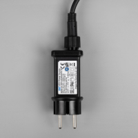 Гирлянда &laquo;Клип-лайт&raquo; 3 нити по 20 м, IP44, УМС, тёмная нить, 399 LED, свечение зелёное, 8 режимов, 24 В